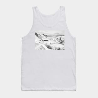 Gullfoss, Iceland B&W Tank Top